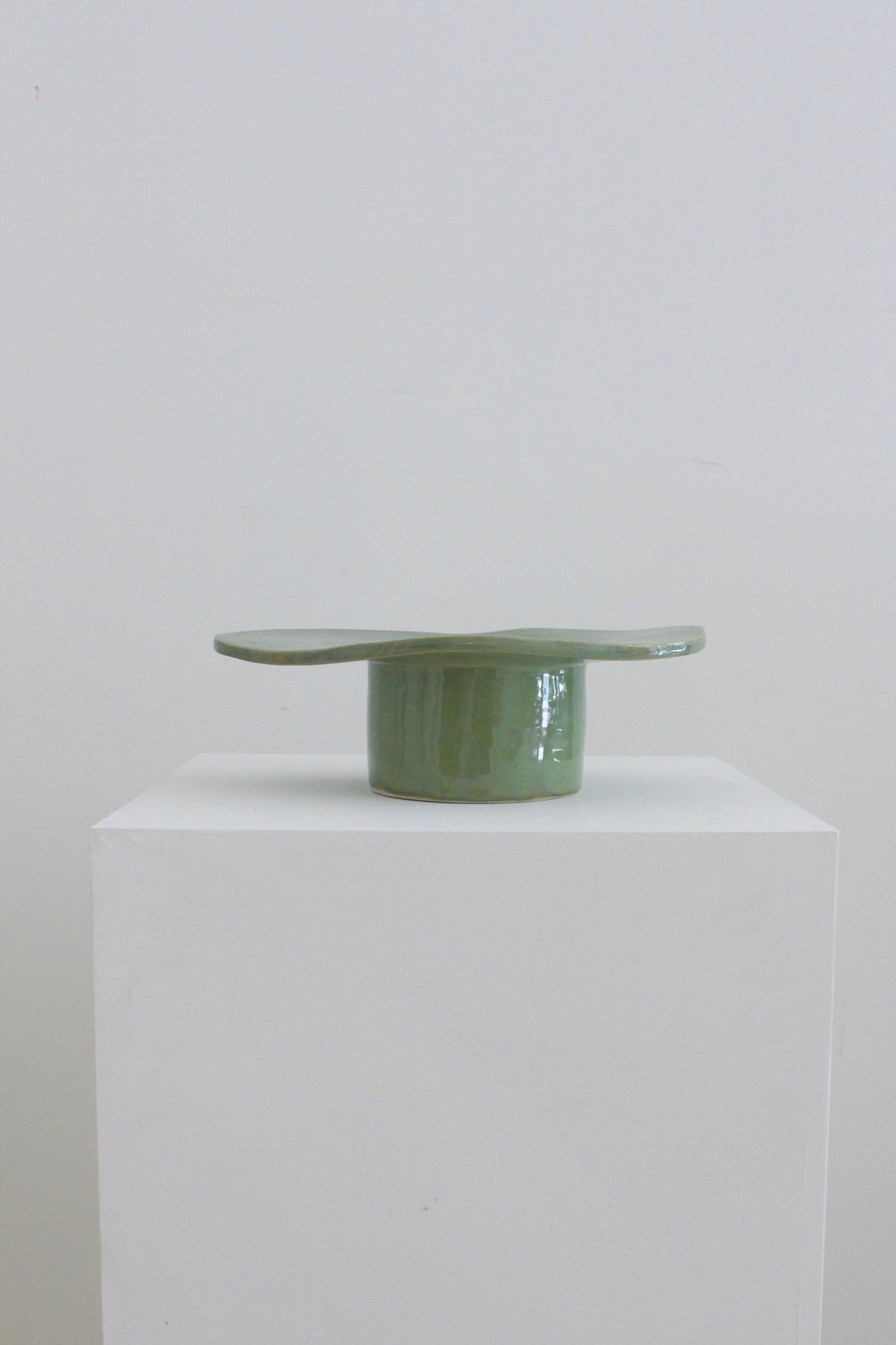 Amoeba Plate - Seafoam Green