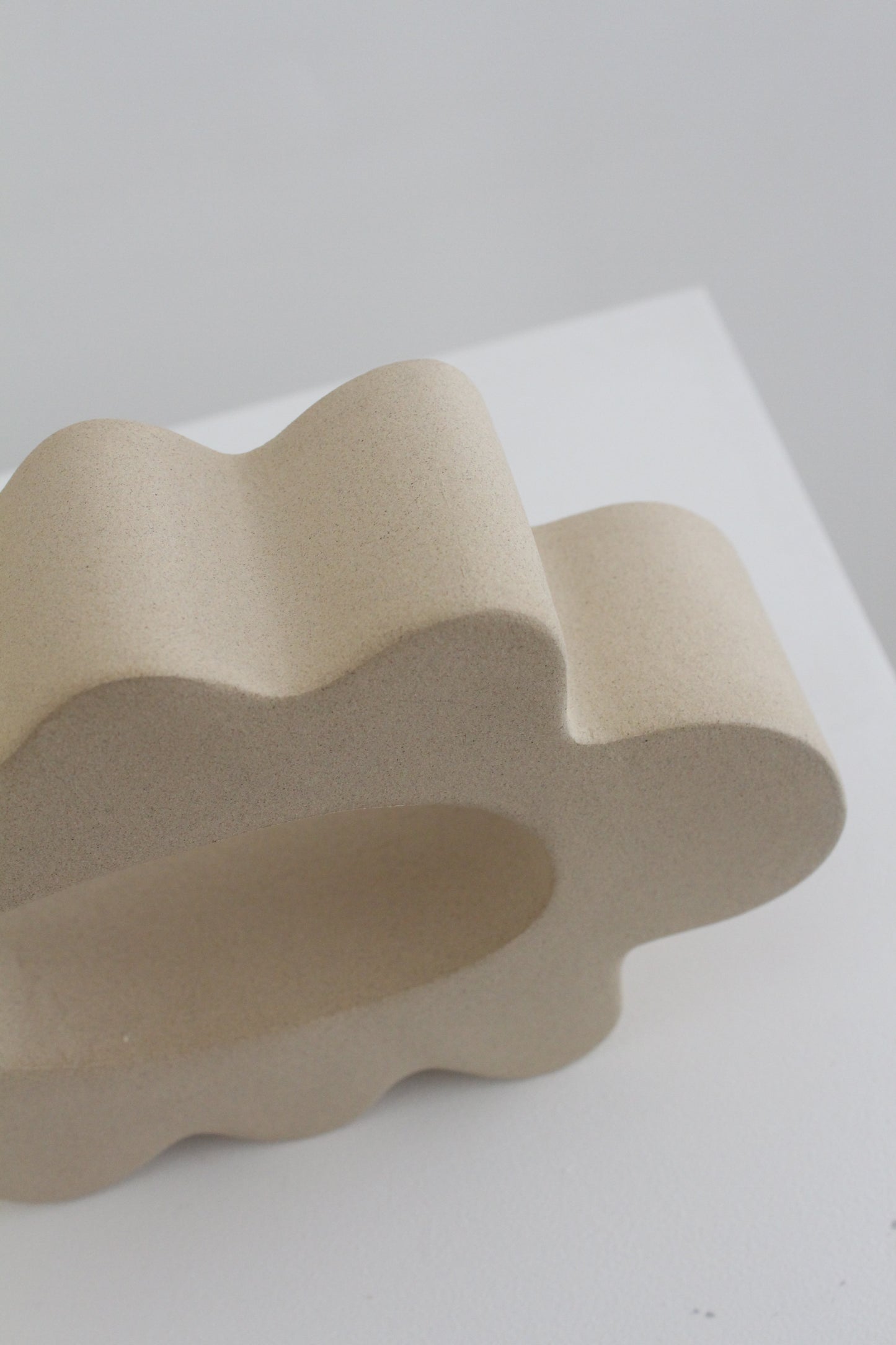 Flower Pal Sculpture - Solid Puff Beige