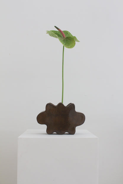Flower Pal Vessel - Caramelised Brown