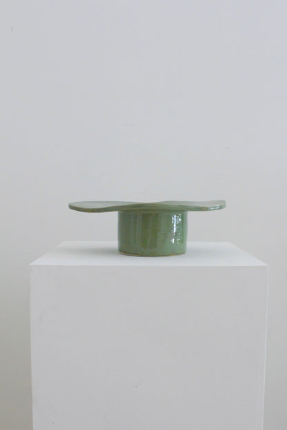 Amoeba Plate - Seafoam Green