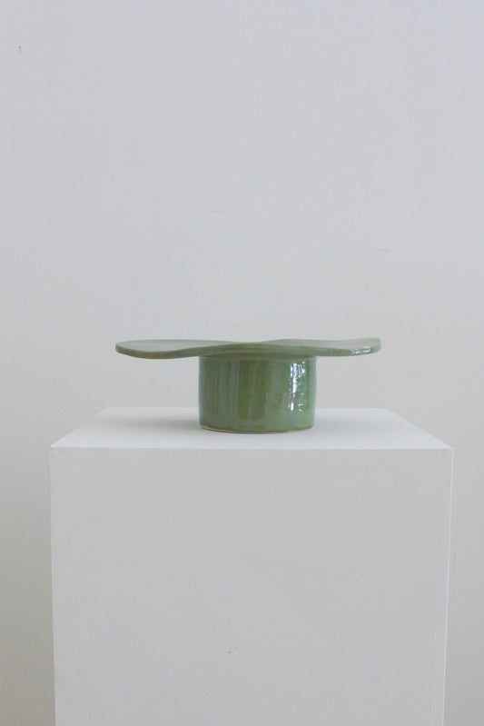 Amoeba Plate - Seafoam Green