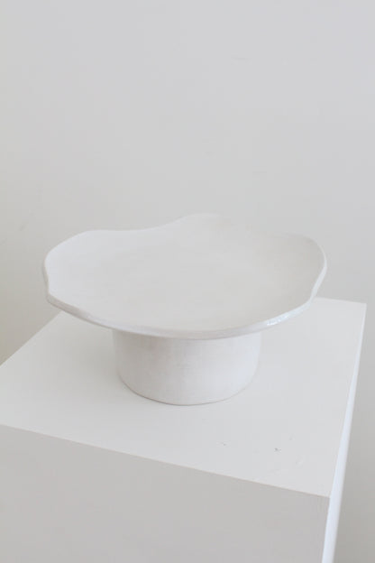Nasturtium Plate - Phantom White