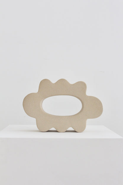 Flower Pal Sculpture - Solid Puff Beige